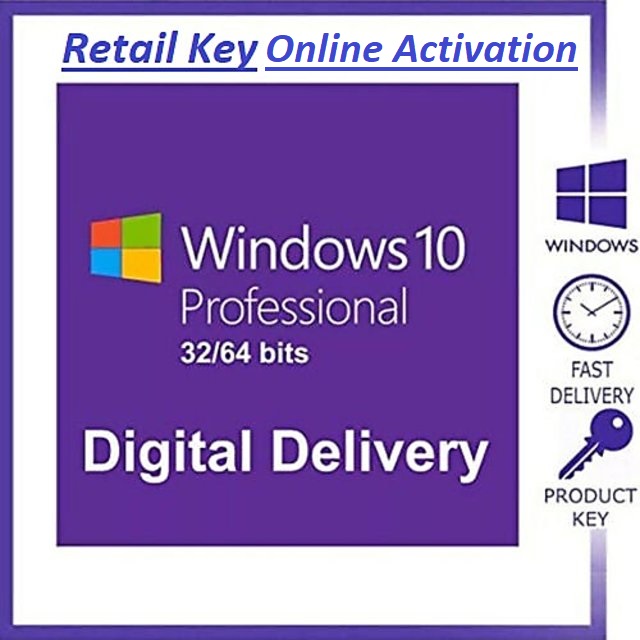 windows 10 pro 64 bit retail key