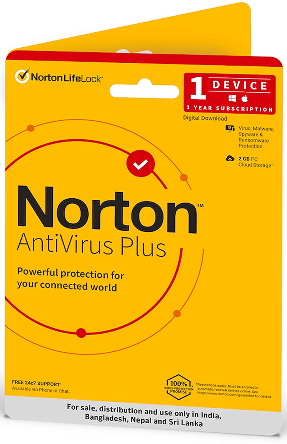 Norton Antivirus Plus 1 User 1 Year