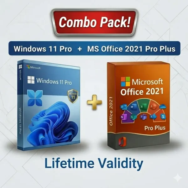 Windows 11 Pro + MS Office 2021 Pro Plus | Lifetime Validity Windows 11 Pro + MS Office 2021 Pro Plus | Lifetime Validity