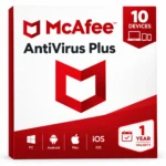 McAfee AntiVirus Plus - 10 Devices, 1 Year ( PC, Android, Mac, iOS ) - McAfee Key - GLOBAL